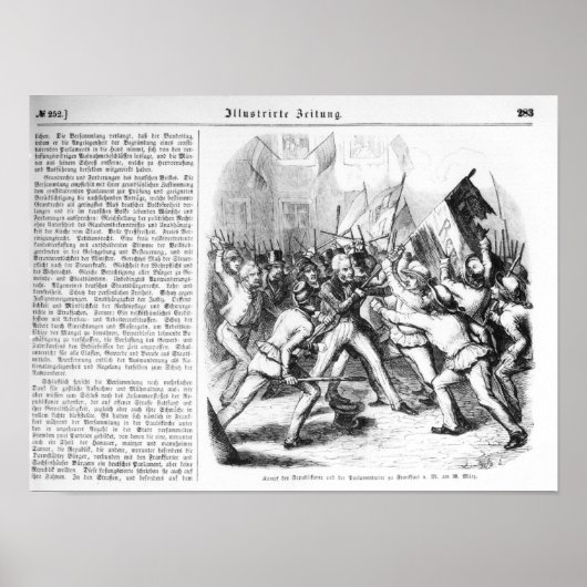 Kampf zwischen Republikanern und Parlament Poster (Vorne)