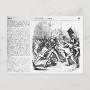 Kampf zwischen Republikanern und Parlament Postkarte