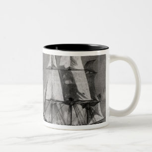 Kampf zwischen Vereinigten Staaten und Zweifarbige Tasse