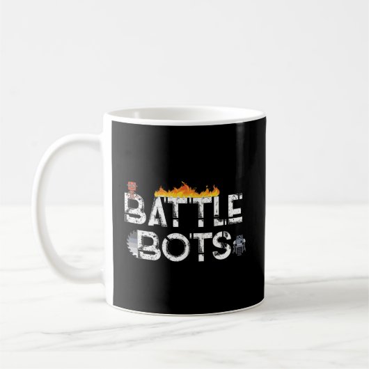 Kampfbots kämpfen Roboter Kaffeetasse (Links)