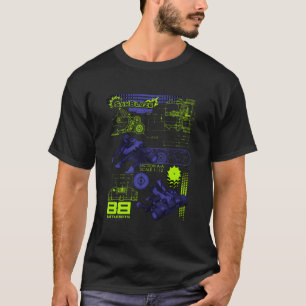 Kampfbots Sawblaze-Schlachtpläne T-Shirt