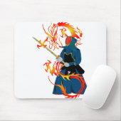 Kampfdrache: Hwa Rang Do Stick Fighting Dragon Mousepad (Mit Mouse)