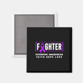Kämpfe - Bewusstsein für Sucht Magnet (Vorderseite/Rückseite)
