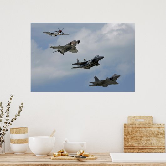 Kämpfe Evolution Poster (Küche)