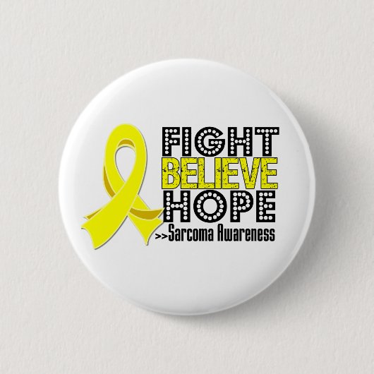 Kämpfe für Hoffnung - Sarcoma Button (Vorderseite)