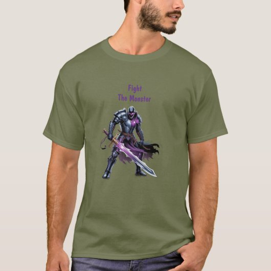 Kämpfe gegen das Monster T-Shirt (Vorderseite)