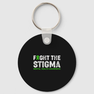 Kämpfe gegen das Stigma Mental Health Awareness Kr Schlüsselanhänger