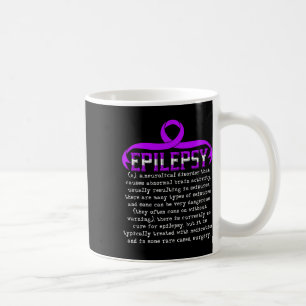 Kämpfe gegen Epilepsie Epileptiker Epilepsie-Bewus Kaffeetasse