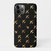 Kämpfe gegen Flugzeug in Schwarz Case-Mate iPhone Hülle (Rückseite)