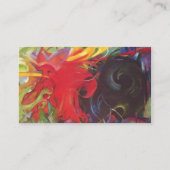 Kämpfe gegen Formen von Franz Marc; gefilmt Visitenkarte (Rückseite)