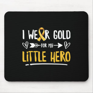 Kämpfe gegen Kinderkrebs Spruch für einen Vater ei Mousepad