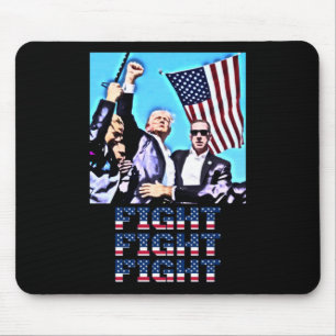 Kämpfe gegen Kundgebung Faustpumpe Mousepad