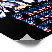 Kämpfe gegen Kundgebung Faustpumpe Poster (Ecke)