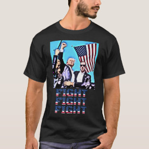Kämpfe gegen Kundgebung Faustpumpe T-Shirt