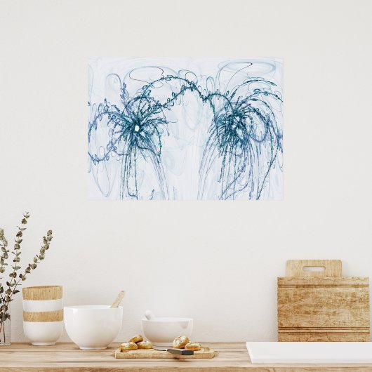 Kämpfe gegen Oktopi Poster (Küche)