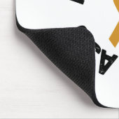 Kämpfe hart gegen Kinderkrebs-Bewusstsein Mousepad (Ecke)