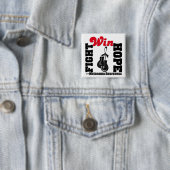 Kämpfe Hoffnung Win - Melanom Button (Beispiel)