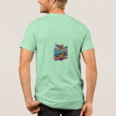 Kämpfe jeden Kampf Tri-Blend Shirt (Rückseite)