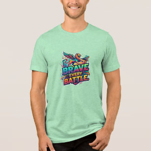 Kämpfe jeden Kampf Tri-Blend Shirt