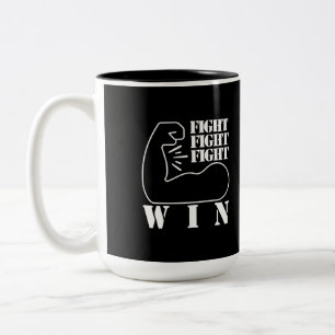 Kämpfe, Kämpfe, Kämpfe, Siege Zweifarbige Tasse