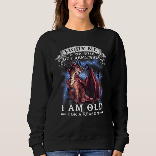 Kämpfe mich, wenn du willst, aber denkt daran, das sweatshirt (Vorderseite)