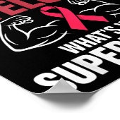 Kämpfe multiples Myelom Superkraft Krebsbekämpfer Poster (Ecke)