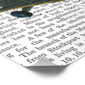 Kämpfe nie mit Schweinen Poster (Ecke)