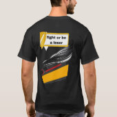 Kämpfe oder sei ein Verlierer Streetwear T-Shirt (Rückseite)