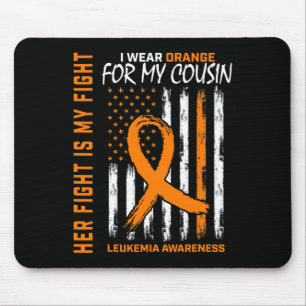 Kämpfe Orangen Cousin Leukämie Krebs Bewusstsein Mousepad