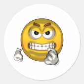 Kämpfe - Too Runder Aufkleber (Vorderseite)