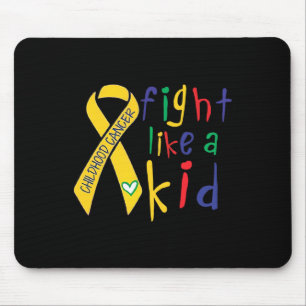 Kämpfe wie ein Kind Goldene Schleife Bewusstsein f Mousepad