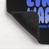Kämpfe wie ein Krieger! Hydrocephalus-Bewusstsein Mousepad (Ecke)