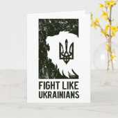 Kämpfe wie ein Ukrainer Karte (Gelbe Blume)