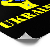Kämpfe wie ein Ukrainer  Poster (Ecke)