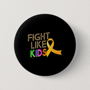 Kämpfe wie Kinder Monat der Aufklärung über Kinder Button