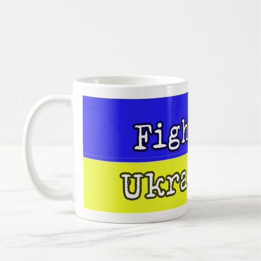 Kämpfe wie Ukrainer Kaffeetasse (Links)