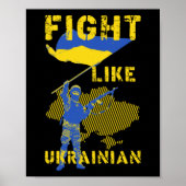 Kämpfe wie ukrainisch poster (Vorne)