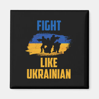 Kämpfe wie Ukrainische Ukraine Unterstützer Kriege Magnet