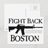 KÄMPFE WIEDER BOSTON! POSTKARTE (Vorne/Hinten)