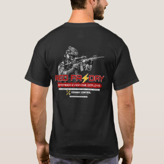 Kampfeinsatzleitung. Roter Freitag. Tragen Sie Rot T-Shirt