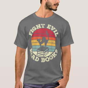 Kämpfen der Bösen lesen Bücher, Kater Lover T-Shirt