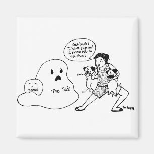 Kämpfen des Sads Magnet