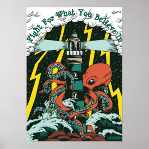 Kämpfen für das, woran Sie glauben Poster