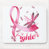 Kämpfen gegen den rosa Ribbon-Brustkrebs im Libell Mousepad (Vorne)