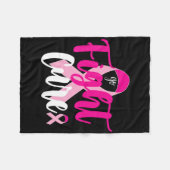 Kämpfen gegen die Heilung des rosa Ribbon Brustkre Fleecedecke (Vorderseite (Horizontal))