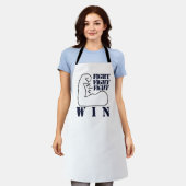 Kämpfen, kämpfen, kämpfen, gewinnen schürze (Getragen)