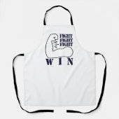 Kämpfen, kämpfen, kämpfen, gewinnen schürze (Vorderseite)