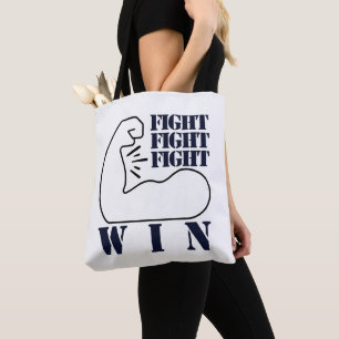 Kämpfen, kämpfen, kämpfen, gewinnen tasche