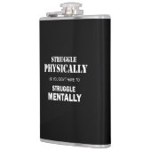 Kämpfen körperlich nicht mental flachmann (Links)