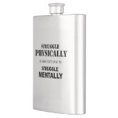 Kämpfen körperlich nicht mental flachmann (Links)